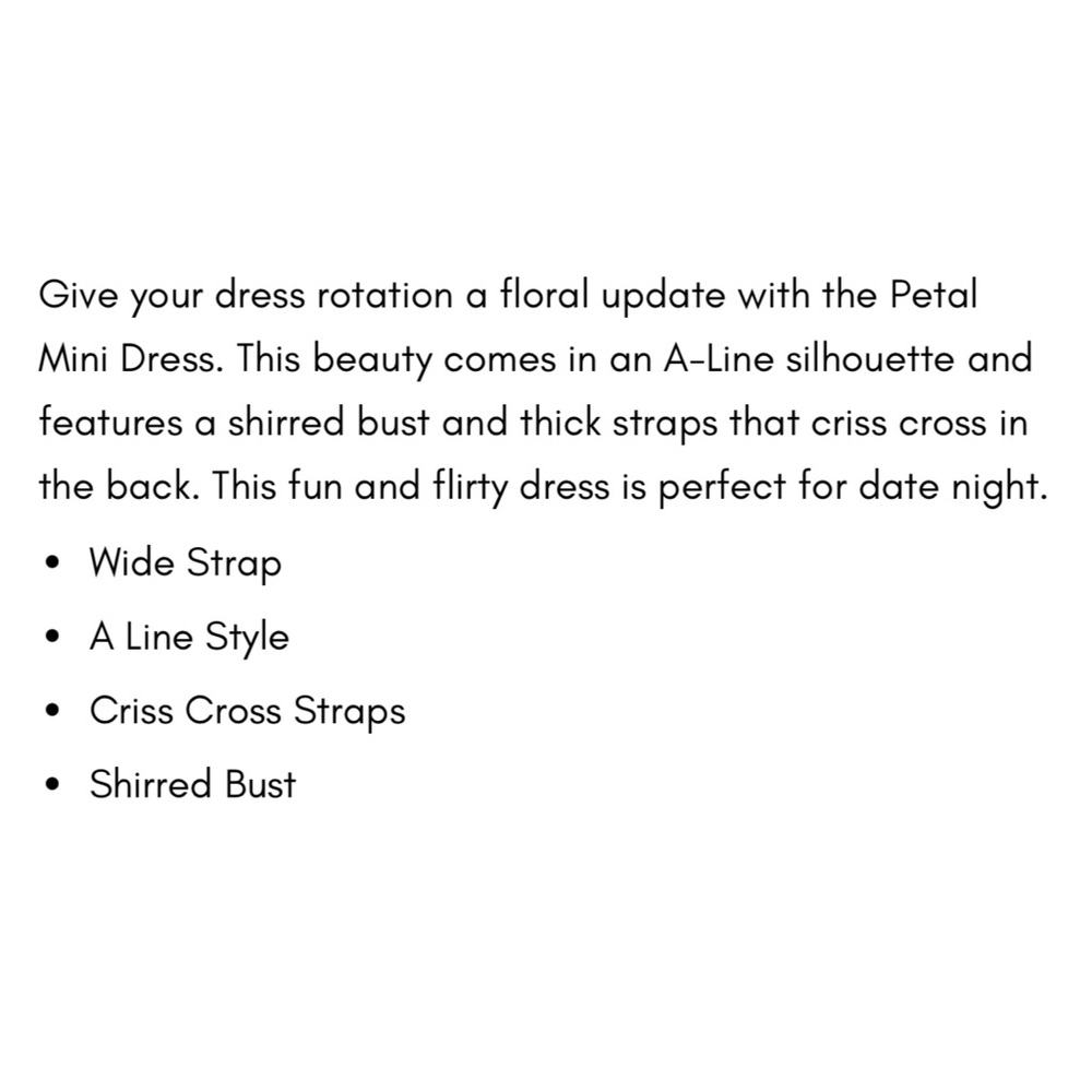 Backyard Roses Petal Mini Dress - Picture 9 of 9